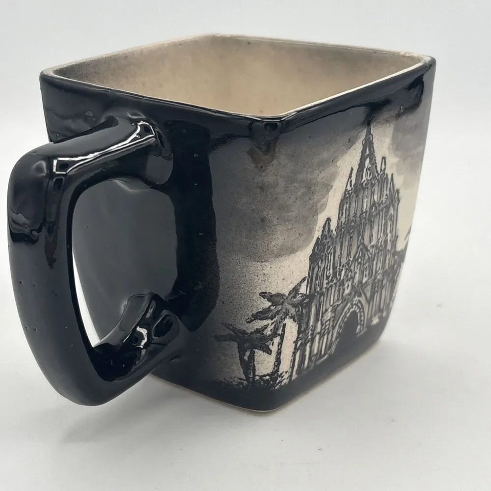 San Miguel de Allende Mexico Square Ceramic Mug Parroquia San Miguel Arcangel